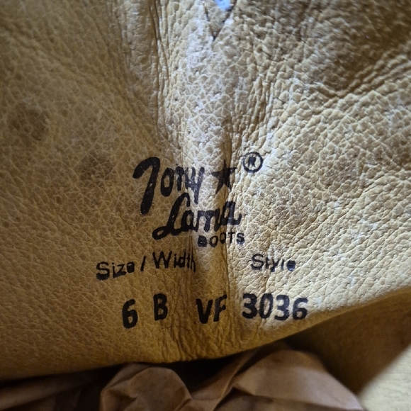 TONY LAMA WOMEN'S MOSTO TUCSON SNIP TOE WESTERN BOOTS VF3036 SIZE 6 B SIDE ZIP - Picture 4 of 16